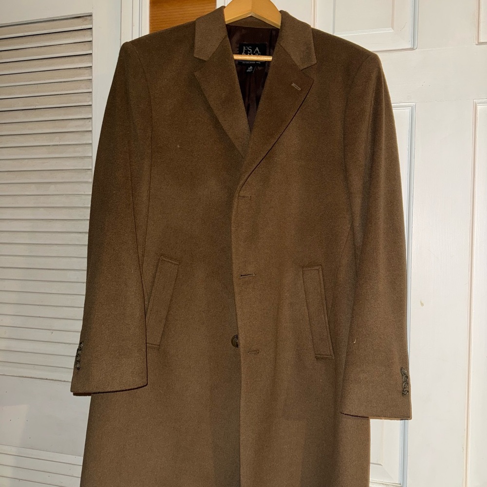 Joseph A Men's Tan Pea Coat
